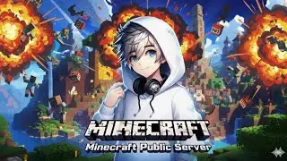 🔴 Minecraft Live| Playing in Public Server's| With subscribers's| Join The Fun Now!!