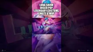 Marvel Rivals- Luna Snow Disco Pop Legendary Costume, Emote & MVP