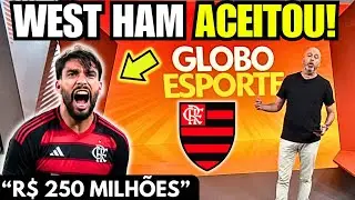 R$ 250 MILHÕES?! Globo Esporte traz detalhe e Flamengo se aproxima de Paquetá!