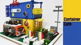 DIY Miniature Dollhouse KitㅣContainer Cafeㅣ컨테이너카페ㅣ미니어처하우스ㅣ박소소