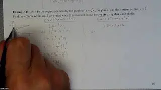 Calc 1 - Comparing Disk vs Shell Method