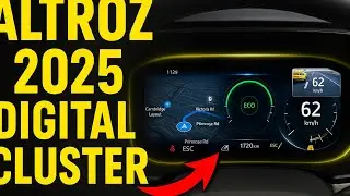 Tata Altroz 2025 Digital Cluster Explained 😍 | Best-in-Segment Features!