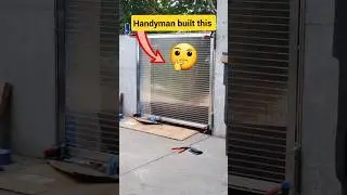 stainless steel gate #handyman #diy #welding #fabrication #stainlesssteel #gate #gateideas