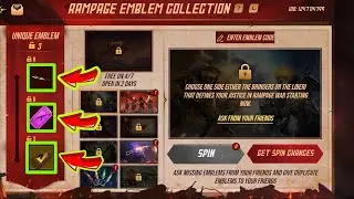 Rampage emblem collection free loot in free fire and how to complete task2😄Ang Army Gaming
