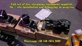 Full set of live stream video equipment- Multiple cameras live broadcast video switcher & ptz camera