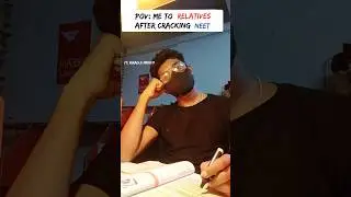 Me to Relatives 😂 After Cracking NEET 🔥 #motivation #neetexam #neetmotivation #futuredoctor #neet
