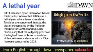 Improve english through Dawn newspaper||prepare all competitive exm.....