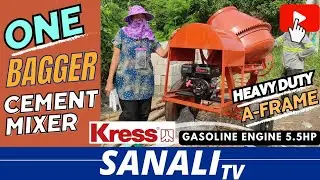 One Bagger Cement Concrete Mixer / Heavy Duty / A-frame (Sold👌091523)