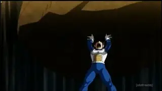 Goku and Vegeta throwing rocks at Prum  english dub-Dragon ball super Episode 106 English Dub