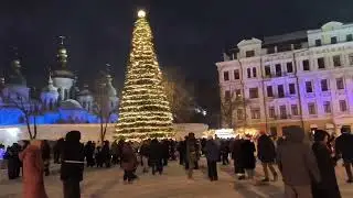 Kiev yeni yılı sakin karşıladı.. 