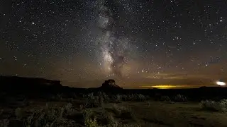 Chaco Culture National Historical Park and the Milky Way (4K)