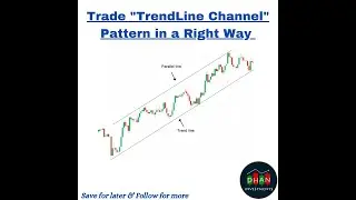How to Trade TrendLine Channel Pattern #shorts #youtubeshorts #trendline #trading #stocks #intraday