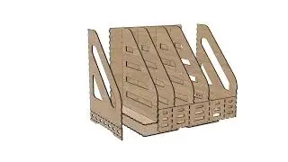 File Organiser - Laser Cut Design - 3mm - Digital Download SVG File - Design No. FO-20250927