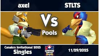 Canakrn Inv 2026 - axel (Fox) vs STLTS (Falco) Melee Singles Pools