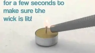 How To Properly Light A Beeswax Tea Light Candle