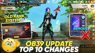 OB39 UPDATE TOP 10 CHANGES ll OB39 UPDATE FREE FIRE ll FREE FIRE NEW EVENT ll OB39 UPDATE