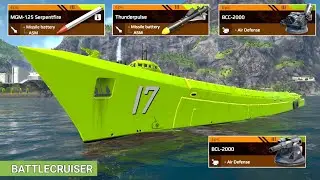 USS Battlecruiser 2000 - After Buff Review And AA Test - Modern Warships Alpha Test 