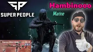 SUPER PEOPLE MARINE GAMEPLAY - HAMBINOOO - Legendary M16A4 - RANDOM SQUAD