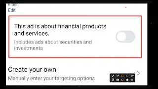 This ad is about financial products and services instagram meaning & matlab