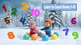 Numbers Song for Babies 👶  Learn to Count Slowly 1&ndash;10