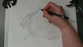 Thank you For Your  Support 700 Subs rubber Dragon sketch