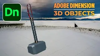Creare Oggetti 3D per Adobe Dimension | Come fare 3D per creare mockup | Adobe Dimension 3D