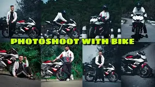 Photoshoot pose with bike 🔥 #photoshootwithbike #r15v3 #poses #photography