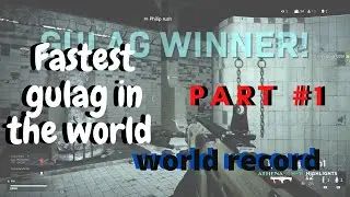 Fastest gulag win in call of duty !!!! World record ( 2 seconds )