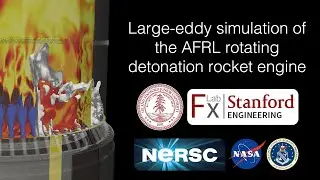 Large eddy simulation of the AFRL rotating detonation rocket engine