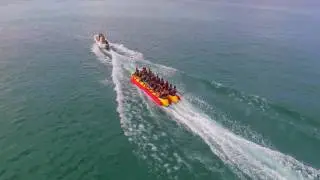 Banana Boat - Praia da Pinheira - Praia de Cima - Ilha do Papagaio!