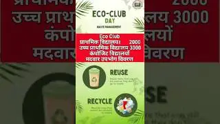 Expenditure details of the funds received for Eco Club in Primary, Upper Primary &Composite Schools