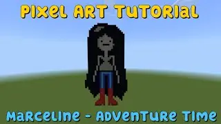 Minecraft Pixel Art Tutorial - Marceline (Adventure Time)