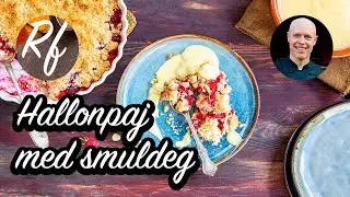 Hallonpaj med smuldeg