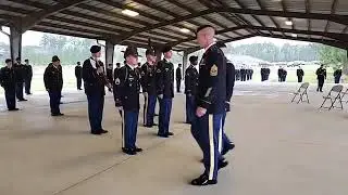 Bravo Company 3 54 Infantry Graduation 03 20 2020 at Fort Benning, Georgia