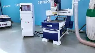 CK-6090-T Mini ATC CNC Router with automatic tool change for wood processing!#cncrouter #woodscraft