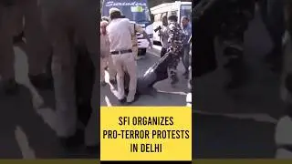 SFI organizes Pro-Palestine protests at Dr APJ Abdul Kalam marg #newsupdate #shorts