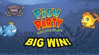 BIG WIN on Fish Party Slot - &pound;4.80 Bet!