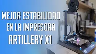 👍 MEJORAS ARTILLERY X1 - CÓMO poner BARRAS ESTABILIZADORAS paso a paso ( Artillery Sidewinder X1 )