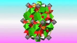 Carbonate hydroxylapatite crystal structure. Кристаллическая структура карбонат-гидроксилапатита
