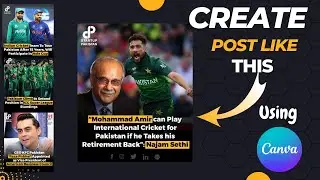How To Create Social Media post In Canva Mobile | How To Create Social Media Like Startup Pakistan.