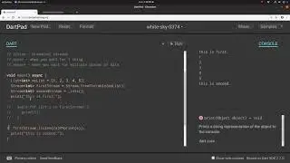Dart Computer Programming for Intermediates:  08 Await for versus Listen