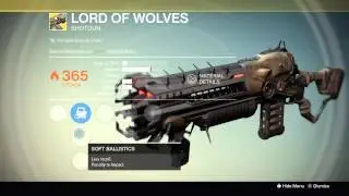 Destiny Exotics (Lord of Wolves)