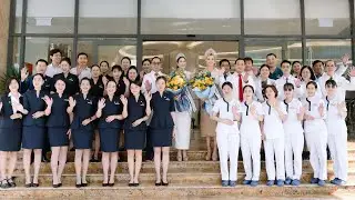Welcomed at HueInternationalGeneralHospital Top2 Miss Cosmo2025 Yolina Lindquist & Chelsea Fernandez