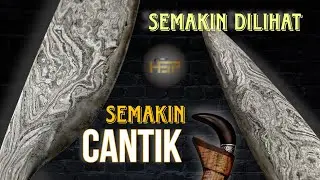 Badik Makassar dengan pamor indah yang ekslusif.
