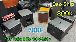 Dọn Kho Thanh Lí Loa Sub Trầm Điện 110V-220V Tồn Kho Kalip-Poka-Kenwod Giá Đồ Bãi Rẻ Như đồ đồng Nát