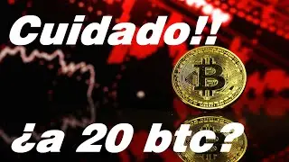 CUIDADO!! &iquest;BITCOIN PUEDE IR A 20 MIL? ANALISIS DE BTC EN VIVO!!