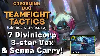 3 Star Vex & Senna - DOOM AND GLOOM! | TFT Cyber City | Teamfight Tactics TFT Set 14