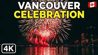 🇨🇦  [4K]✨️ Vancouver Nighttime Beauty | Celebrating Team Nova, BC Canada 