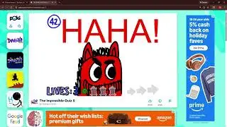 Gameplayvlog3:the impossible quiz 2.i failed because it was hard.