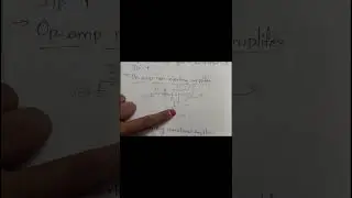 Types of operational amplifier (op-amp) inverting and non inverting amplifier explanation #physics#